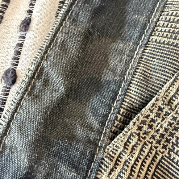 Y2K Vintage NSF | Distressed Glen Plaid Slim Pleated Front Ankle Length Pants 8 - Picture 8 of 8